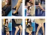 長編シリーズ603 5回撮影！S級美人OLお姉さんのエロ過ぎる接近真上からのパンスト美脚