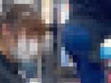 【20代ぽちゃ娘の爆尻】120cmオーバー！激シコのデニムデカ尻！アイドル顔店員の下品な巨尻【4K】