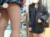 美人でミニスカは正義＊追いかけすぎてバレ・・けどP撮りまくりで大勝利