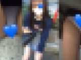 きめ細かい肌のシコいJK。その2、自らスカート捲りエッチィ生足大興奮
