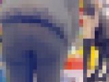 【20代ママの巨尻】種付け適齢期の黒スキニー巨尻　産みたてなのにケツを突き出し妄想立ちバックw【4K】