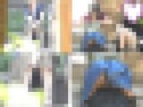 お座りお姉さん発見！！（ＦＨＤ）大変です！！パンツが見えてますよ１６５