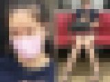 自慢の美味しそうなエロ生脚を見せつける可愛いお姉さんを対面撮影（其の二）