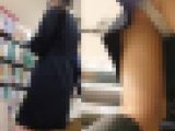 買い物中の可愛いJD風ミニワンピの中は純白Pでした