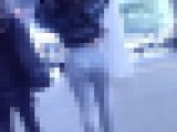 超スーパーダイナマイト美巨尻の超絶可愛い美少女がピタパンをパッツンパッツンにして歩く姿が最高