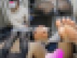 【画像＋動画】２０才社会人さんの厚底スニーカーで蒸れた黒パンスト足！素足！透け透けパンティー！生尻！
