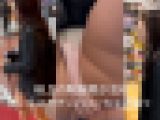 極上の制服美少女Kの食い込みサテンパンツを逆さ撮り