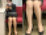 短いスカートから国宝級の美脚を見せてくれたエロすぎる美人OLさん（其の九）