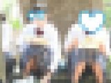 清楚系＆美少女＆発見！！（ＦＨＤ）お弁当をたべているしーちゃん！！大変です！！パンツが見えてますよ特別編１５