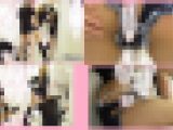 【別アングル版】金髪ヤリマギャルキララちゃん激ミニデニムショーパンに勃起したファンと6P連続中出し