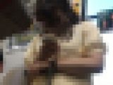 姿付き逆さ＃20  眼鏡をかけた２０代のお姉さん　赤ちゃんみたいなきれいなお尻