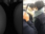 素人痴漢日記１５TRAIN目★仲良く登校・水色マフラー女子の生態