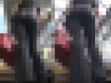 パンツスーツのお尻がヤバすぎるお姉さん