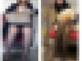 【あの人気作品をもう一度】2名の美人お姉さんのエロ過ぎるミニスカ対面黒スト美脚1