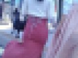清楚お嬢様系美少女がタイトスカート履いて美巨尻密着させて歩く姿がイヤらしい