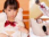 【再販】制服女子 つるぺた貧乳純粋美●女 ホテルに呼び出してついに生中◯しに成功。つるつるマ◯コに生チンポから濃厚な精子を注入?