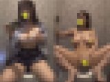 デパートのトイレでこっそりオナニーしちゃうJK102