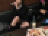【ハチャメチャ夜遊び】制服パンチラ
