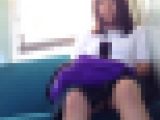 [17]10年前の電車内-ガラケーJK×再会×顔バッチリ