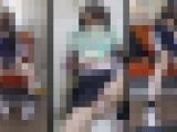 （再販）（電車対面）ＦカップＪＫ誘惑パンチラからのコンビニトイレでおっぱい露出