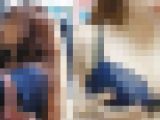 流れる肉に負けじと詰めまくる　　むっちり美女の必死なお着替え　　僕のお店の試着室445