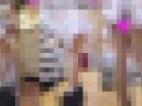 【縦型動画】街で出会った厚底ピンクな可愛い系女子（2）ショッピングで逆さ撮りパンチラ編