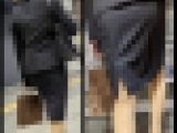【088】ステキな髪結のリクルートスーツOLさんを長回しでじっくりと！