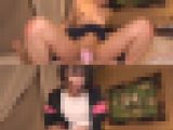 【独占公開】性欲旺盛なイモっ子にバックで激しく突いて豪快に中出しからの、まだヤリ足りずに再びハメてぶっかけからのゴックン！！