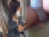 電車乳首チカン　おっぱい丸出しで執拗に痴かんされるJD