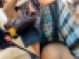 ※再販【食い込み】JKスカートめくり01【青チェ】