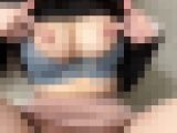 【流出】Hカップ美人OL_休憩中こっそりオフィス内自撮りオナニー
