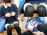 【再販】対面＆逆さフラッシュ撮り】可愛い女の子のお顔もパンツもたっぷり盗撮！極上対面パンチラ動画【逆さ撮り写真付き】