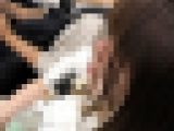 【上からの眺め22】ムチムチ女子大生のオッパイを上から観察！