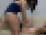 【再販】【Ｍ男,くすぐり,くすぐられ,巨乳】笑いの大爆発！ムチムチ美女と「くすぐり合戦」（スク水,上半身裸）