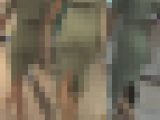 ベージュワンピのスレンダー美人＊エロ過ぎる女優のような顔立ち?妖艶でセクシーなお姉さんを粘着撮り♪