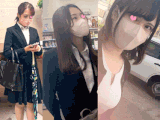 【25%OFF】3名分/OL逆さ撮り?ノーパンローアングル/パンスト越しにオマンコ丸見えセット④【パンチラ盗●風】