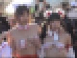 【再販】えちえち巫女レイヤーさん達の胸元や半ケツの撮影会