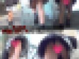 エロ脚ミニスカ娘さん、デカ尻にTバックがクイ込んでますよ！（1）上り階段パンチラ覗き