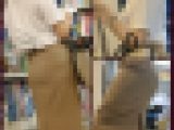 【211】立ち姿だけでヤバいロングタイスカのOLお姉さん！