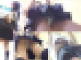 【再販】黒髪ロリ系美少女の可愛いパンツとセーラー服の隙間からのブラが丸見え！食い込み直す時の尻肉の揺れまで捉えました！白猫作品v