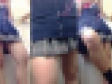 どエグむっちりミニスカメガネさん
