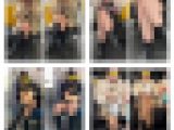 脚フェチ601 4名の脚を組む美人お姉さんの対面真上からのエロ過ぎる生脚パンスト美脚