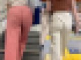 【再販】No.605「大きな膨らみ美巨尻！OL達のパンツスタイル2選」