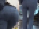 セクシーデニム35＊スレンダーな美尻女子の見上げ尻を堪能する