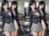 ブレザー制服の女子高生を透視！？制服のその下を覗き見る