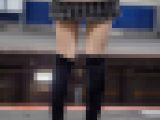【再販】黒スト、黒タイ、ナチュスト、ニーハイを履いた制服風な服や私服の女の子達の写真集129枚
