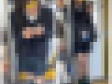 ミニスカからの美脚に勃起寸前！制服美女のエロ過ぎる立位ミニスカ生脚563
