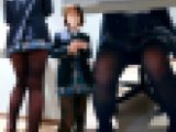 自習中JKへの熱視線-対面も逆さもジロジロ堪能-