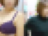 桐〇美〇似むっちり美女☆彡　ブラから溢れる程のド迫力Gカップ！　　僕のお店の試着室499