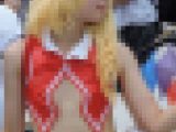 見事なまでのまな板貧乳ｗへそ出しコスプレ2017夏【動画】イベント編 3807と3822セット販売